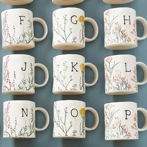 Anthropologie Dagne Monogram “K” Mug